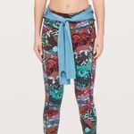 Lululemon RARE fast & free floral print leggings Photo 6