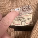 Hadley Camel Hair Iconic Vintage Button Down Cardigan Sweater Size 36 Brown Photo 2