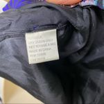 Yumi Kim Floral Back Cut Out Short Sleeve Silk Black Blue Dress S Photo 9