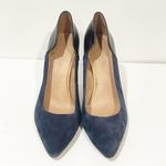 Madewell  Shoes‎ Womens Black Blue Suede Heels Cocktail Dress Work Pumps Size 9.5 Photo 1