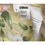 Reformation  Calais Wrap Mini Dress Hawaiian Floral S Beach Coastal Coconut Girl Photo 9