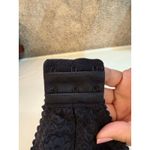 Flexees Sleeveless Sweetheart Neck Bodysuit Lace Floral Black Women's Size 34C Photo 3