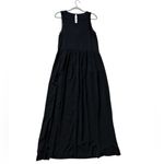 Anthropologie Mermaid x Macrame Black Maxi Dress Sz M Boho Beachy Cottage Photo 8