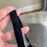 Vintage Boho Bird Floral Embroidered Crossbody Bag w/ Tassels Navy Strap Pink Photo 4