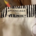 Balenciaga  striped min skirt black and white size 6 Photo 6