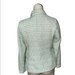 Rachel Zoe TWEED JACKET BLAZER GREEN SMALL Photo 7