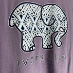 Ivory Ella  Medium Purple Long Sleeve T-shirt CP0339‎ Photo 4