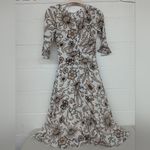 For Love & Lemons New nwt floral dress plunging neck printed bell sleeve Photo 4