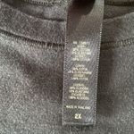 SKIMS COTTON JERSEY T-SHIRT BODYSUIT Black/snoot size 2X Photo 2