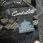 Candalite Chic Black Lace Midi Dress Photo 1