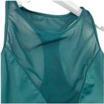 Victoria's Secret Victoria Sport  Green Mesh High Neck Sports Bra XS Workout Yoga Photo 5