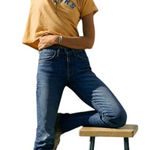 Imogene and Willie  Imogene Slim Fit Womens Jean Size 29L Dark Wash Boho Minimalist Photo 0