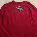 IMAN SWEATER/PONCHO SIZE M/L brand new color red LENGHT 30” see all photos Size M Photo 10