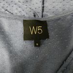 Anthropologie W5 blue swiss dot button front bubble sleeve top size small Photo 4