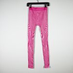 LAPP Seamless Athletic Work Out High Rise Pink Abstract Print Pattern Leggings S Photo 0