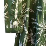 Truly 4 You Women's S Green Palm Leaf Print Midi Dress Summer Casual Photo 3