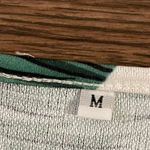 Famulily Women's Plunge V Neck Tropical Printed Romper Green White Size Medium Photo 4