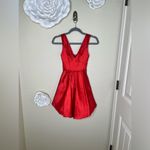 B Darlin NTM: B. Darlin Fit & Flare Strappy Tulle Vibrant Red Mini Dress Junior Sz 0 Photo 1