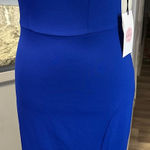Chic Royal Blue Mini Dress Photo 0