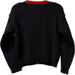 Karen Scott Rare Vintage‎ 80s Duck / Heart Cardigan Sweater Teacher Crochet Knit Whimsical M Photo 2