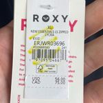 Roxy NWT Anthracite Black New Essentials Long Sleeve Full Zip Lycra Rash Guard Photo 12