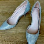 Kurt Geiger Carvela Bejeweled Silver Cut-Out Heel Photo 0