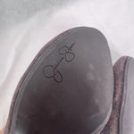 Jessica Simpson Catie Brown Buckle & Studded Side Zip Ankle Booties Size 8.5B Photo 9