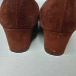 Salvatore Ferragamo  brown suede shoes size 9.5 Photo 10