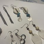 Lot Of 5 Costume Earrings Pierced Dangle Drop Photo 6