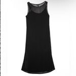 Eileen Fisher rayon summer beach boho coverup vaca crinkle mesh dress size small Photo 5