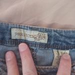 Paris Blues  jeans size 11 cropped 32x22 distressed.  factory distressing only. Photo 1