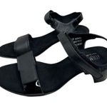Munro  Sandals‎ Size 8.5 Wide Black Open Toe Leather Denise II Block Heel NEW Photo 0