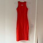 Free People FP Movement So Simple Dress in Cherry Tomato Red Orange Size Small Photo 2