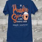 Simply Southern Pumpkin Spice Season Tee Shirt SMALL Photo 1