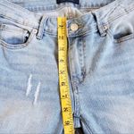 Just USA Light Blue Distressed Flared Leg High Rise Jeans Size 3 Junior. Photo 6