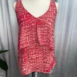 White House | Black Market  Pink & White Layered Top-Size Small Photo 1