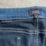 NYDJ High Rise Cropped Capri Jeans Adjustable String Hem Size 16 Stretch Photo 1