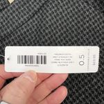 Chico's Size 0.5 US S 6 Houndstooth Knit Straight Ankle Pants Dark Heather Grey Photo 6