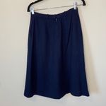 JACK  Winters 1960s VTG Blue Academia Wool Skirt Sz 10 Photo 4