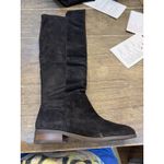 Lucky Brand Boots Calypso Women's Size 9.5M Black Suede Over-The-Knee Wide Calf Photo 1