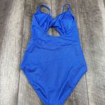 Aerie  Blue Textured One Piece Swimsuit  Photo 6