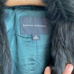 Banana Republic  Women's Wool Long Faux Fur Overcoat - Small Photo 3