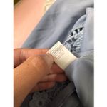 Mother of the Bride Blue Satin Lace Trim Robe Size undefined Photo 3