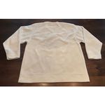 Vintage Warner Bros Looney Tunes Fleece White‎ Sweatshirt Bugs Bunny Embroidered White Size XL Photo 4