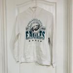NFL NWT Unisex  Philadelphia Eagles White Hoodie Sweatshirt Sz Small Has‎ A Stain Photo 1