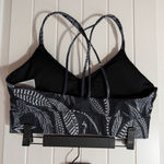 JoyLab  Criss Cross Sports Bra Tropical Large Black/White Photo 1