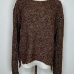 MOTH | Anthropologie Brown Bronze Knit Sweater Wool Mohair Blend Women’s Small Photo 0