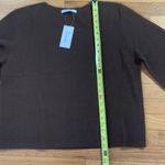 Joy Joy  Boatneck Sweater- Expresso knit NWT size M/L Photo 5