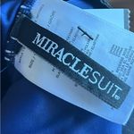 MiracleSuit  Navy Blue Halter Swim Dress Side Ruched Size 14 Style 174014323 Photo 10