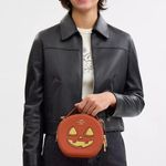 Coach NWT  Canteen Crossbody Bag With Halloween Pumpkin CW468 Photo 2